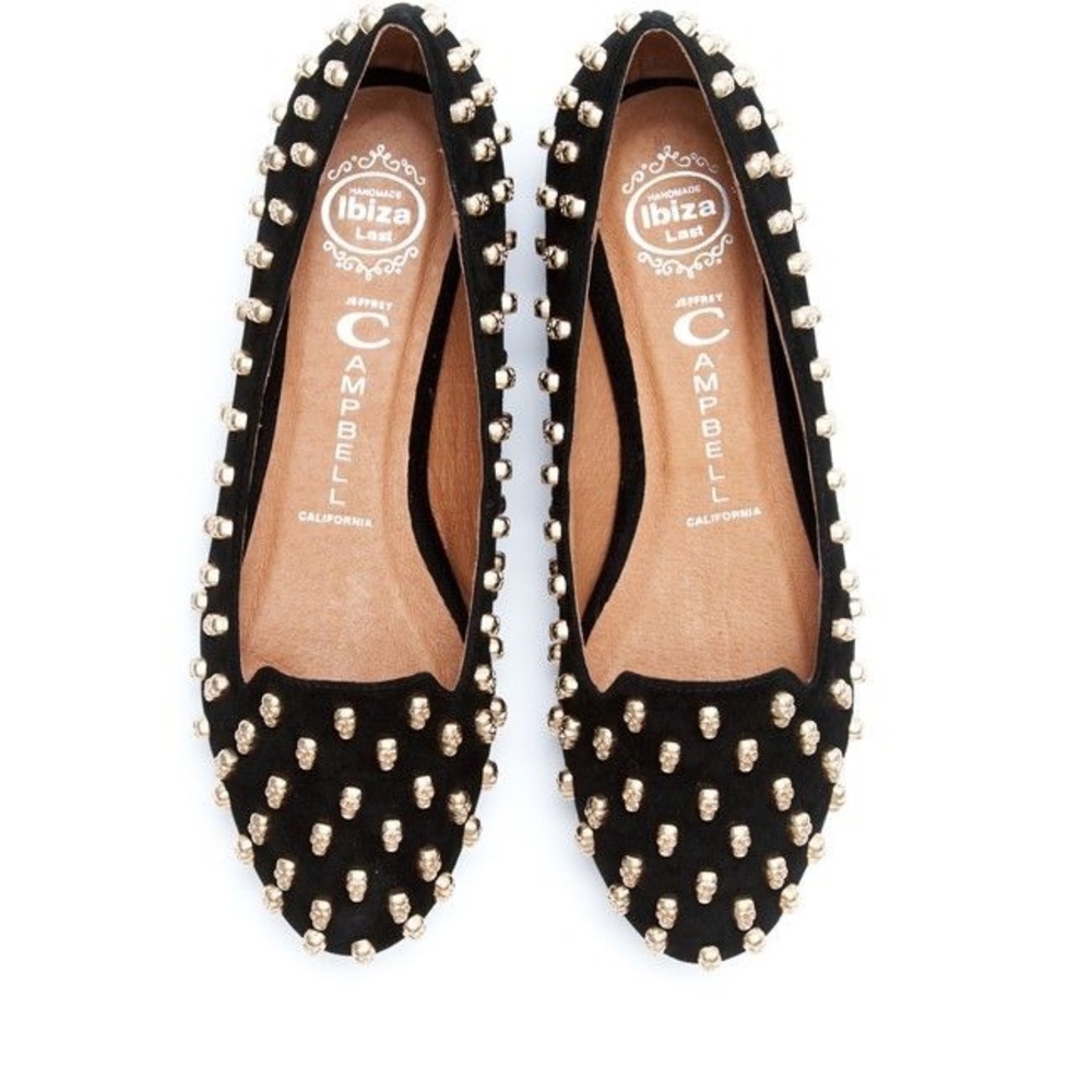 Jeffrey Campbell skulltini flats